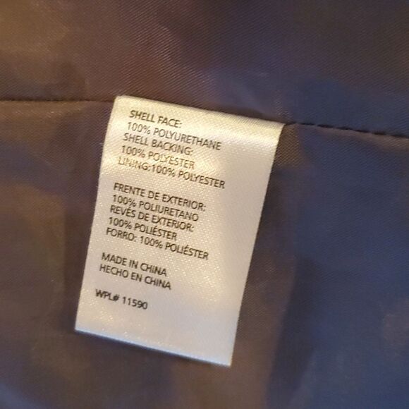 WEATHERPROOF VINTAGE GRAY RAINCOAT SIZE LARGE WATERPROOF RAIN REPELLENT - Picture 7 of 8